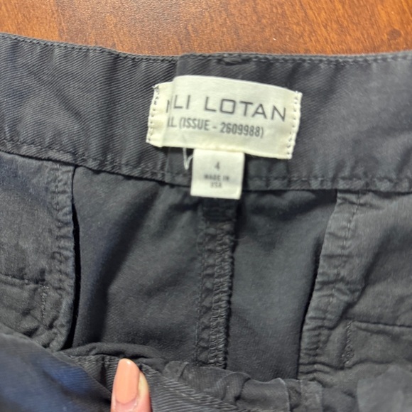 Nili Lotan Black Crop Pants Size 4 Women’s Cotton Blend Trousers Casual Chic - Picture 15 of 16